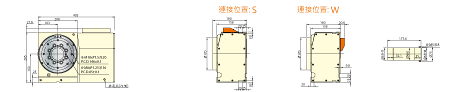 浙江滾子凸輪浙江分度盤尺寸圖